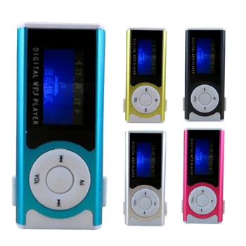 Новый портативный MP3-плеер с ЖК-экраном USB Mini Clip Mp3-плеер, Электронный спортивный музыкальный плеер С поддержкой Micro SD TF карты