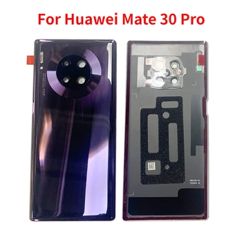 Оригинальная задняя крышка для Huawei Mate 30 Pro, крышка батарейного отсека, корпус панели задней двери с логотипом объектива камеры, запасные части