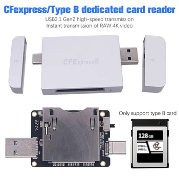 Адаптер для карт памяти CF Express USB 3.1 Type B Конвертер Высокоскоростной Встроенный Кард-ридер R6 R5 Z7 Z6