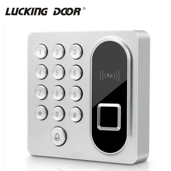 Клавиатура 125 кГц Считыватель карт пароль Биометрический Контроль доступа по отпечаткам пальцев Система Дверного замка RFID 200 пользователь