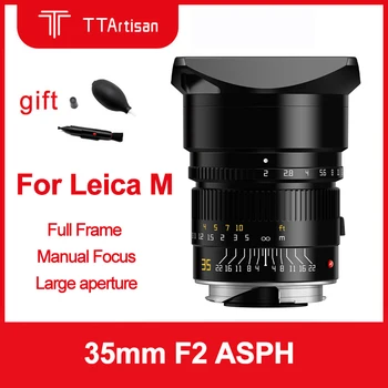 TTartisan APO M 35 мм Объектив F2 ASPH MF Полнокадровый Объектив камеры для Leica M Для камеры M5 M6 M7 M8 M9 M9P M10 M262 M240 M240P